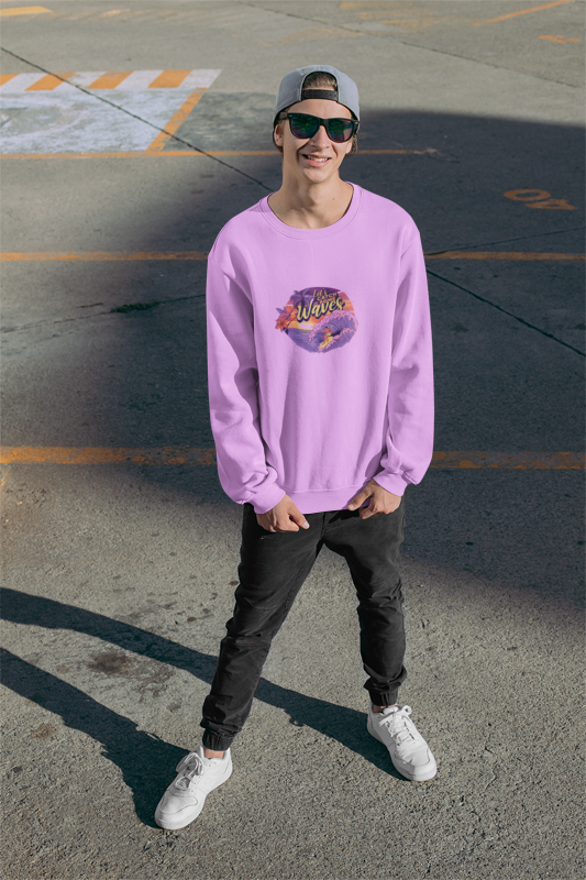 Lets Catch Some Waves  Unisex Pullover