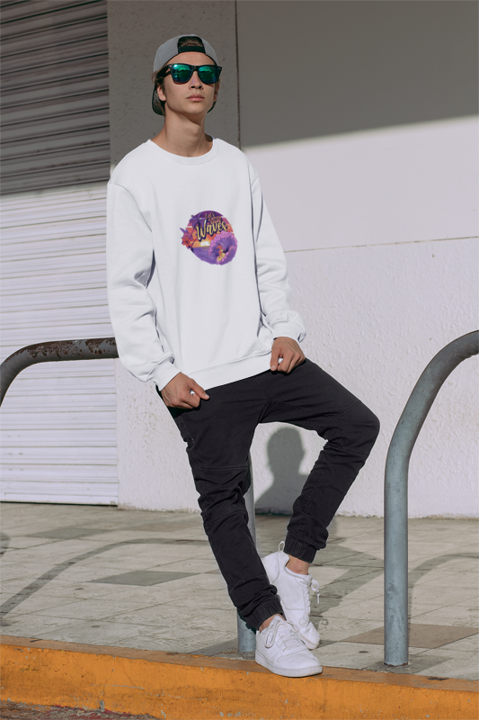 Lets Catch Some Waves  Unisex Pullover