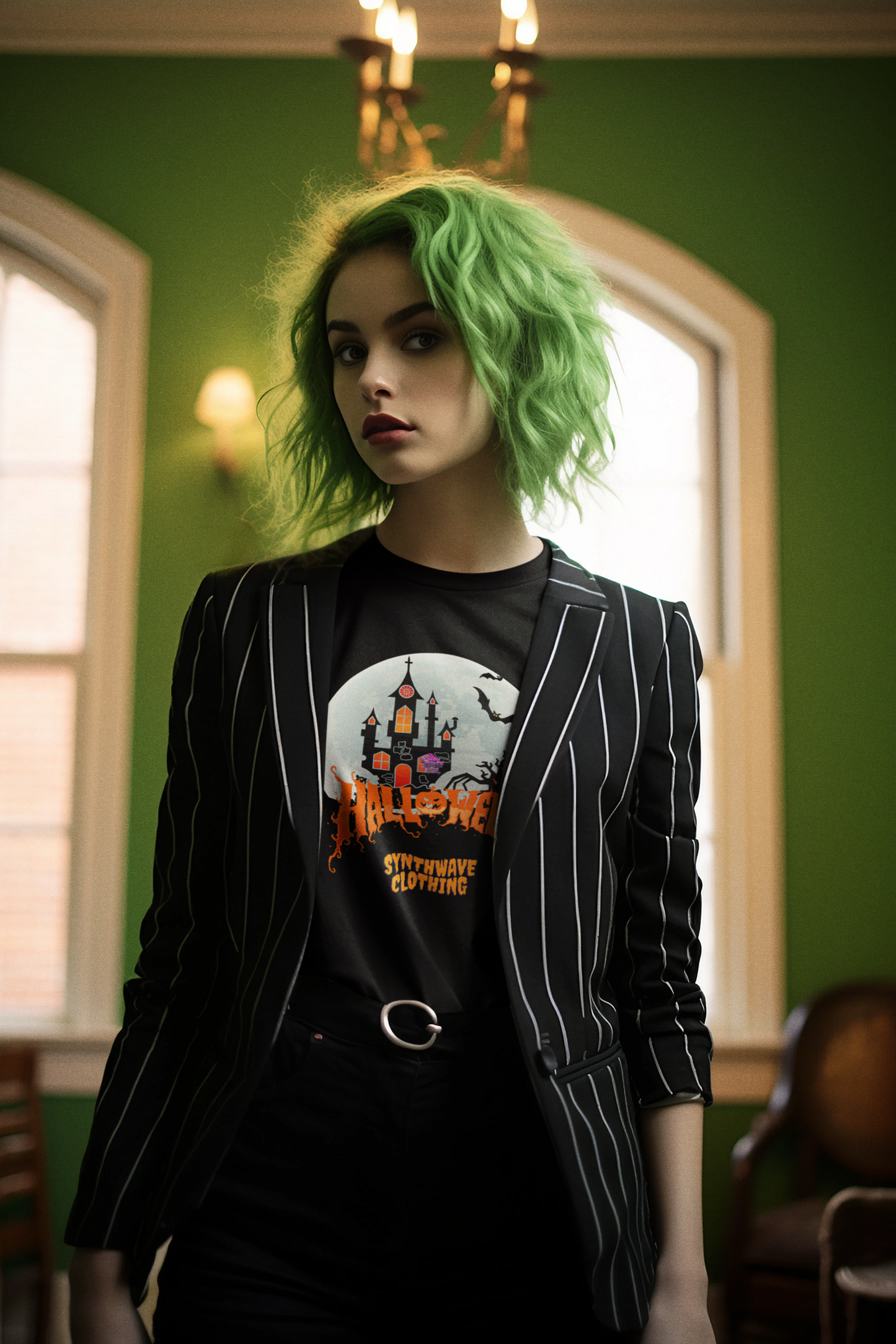 Halloween Castle – Limited Edition T-shirt Synthwave Clothing