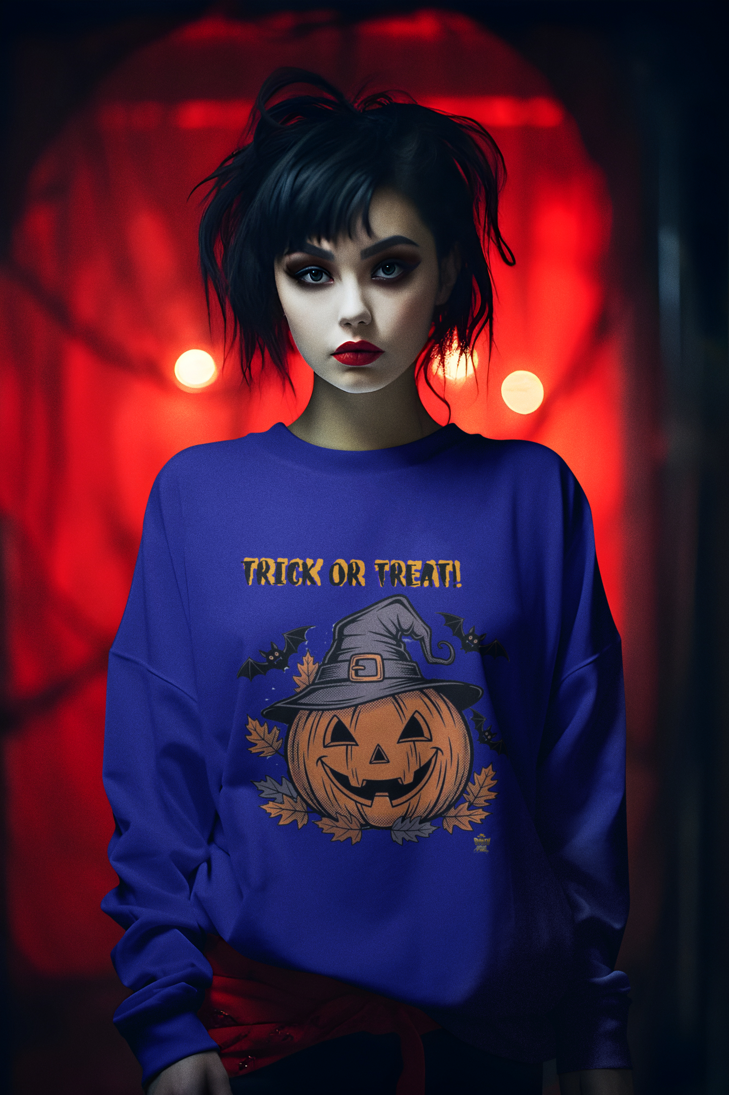 Trick or Treat! – Halloween Pullover Hoodie by Synthwave Clothing